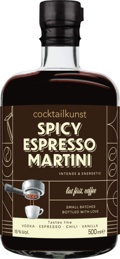 Cocktailkunst Cocktailkunst Spicy Espresso Martini 0,5l