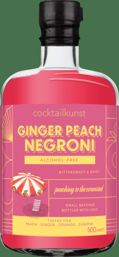 Cocktailkunst Cocktailkunst Ginger Peach Negroni 0,5l
