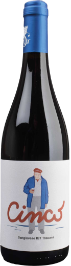 Cantina Gentili Carlo e Figli Snc CINCO Toscana Rosso I.G.T. 2024 0,75 l