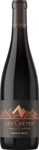 Les Cretes Le Merle Merlot Valle d`Aosta DOP 0,75l