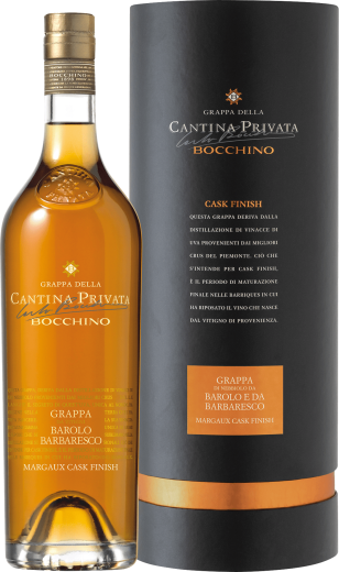 Bocchino Grappa di Barolo e Barbaresco - Margaux Cask Finish 0,7l