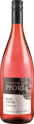 Kloster Pforta Klosterschoppen Rosé Qualitätswein halbtrocken 1l
