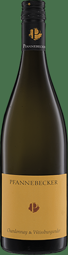 Pfannebecker Chardonnay & Weissburgunder QbA trocken 0,75l