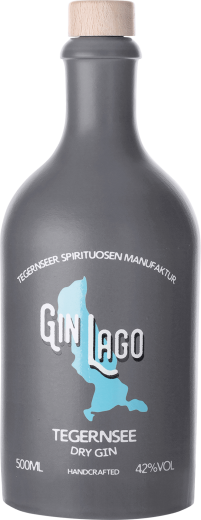 Tegernseer Spirituosen Manufaktur GIN LAGO Tegernsee Dry Gin 0,5l
