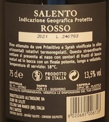 L Antesi CASALÉCCHIO DI SORBO Salento IGP 2021 0,75 l