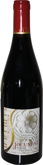 Château Simian - Jean-Pierre Serguier (FR-BIO-01) Jocundaz - Massif d`Uchaux Côtes du Rhône Villages AP  2021 0,75l 